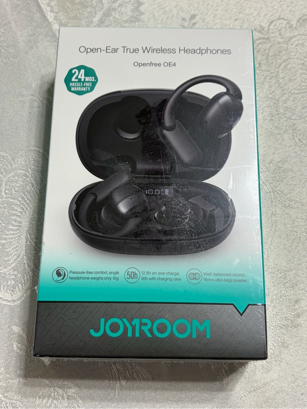 JOYROOM OE4 Clip-On Open Ear Earbuds True Wireless Headphones 12.5 hr. Charge